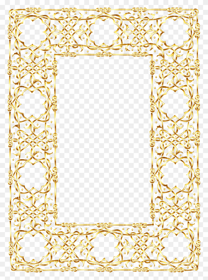 1670x2300 This Free Icons Design Of Gold Ornate Geometric, Pattern, Alphabet, Text HD PNG Download