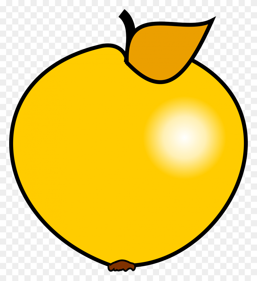 2178x2400 This Free Icons Design Of Golden Apple, Plant, Apricot, Fruit HD PNG Download