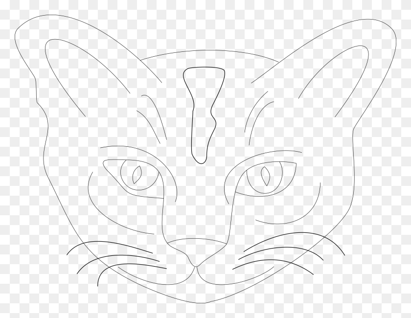 2400x1818 This Free Icons Design Of Graphite Cat Line Art, Gray, World Of Warcraft HD PNG Download