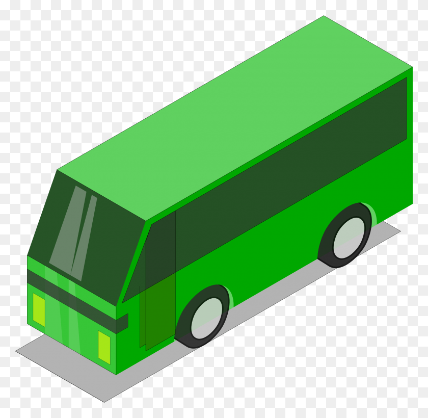2400x2340 This Free Icons Design Of Green Bus, Transportation, Vehicle, Van HD PNG Download