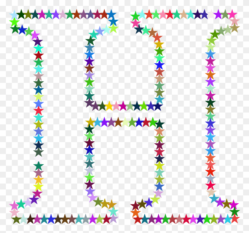 2340x2182 Этот Бесплатный Дизайн Иконок H Stars Клипарт Buchstabe H Regenbogen, Текст, Число, Символ Hd Png Скачать