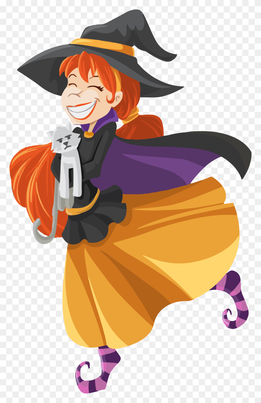 1440x2284 This Free Icons Design Of Happy Cartoon Witch Isolated, Person, Human, Performer HD PNG Download