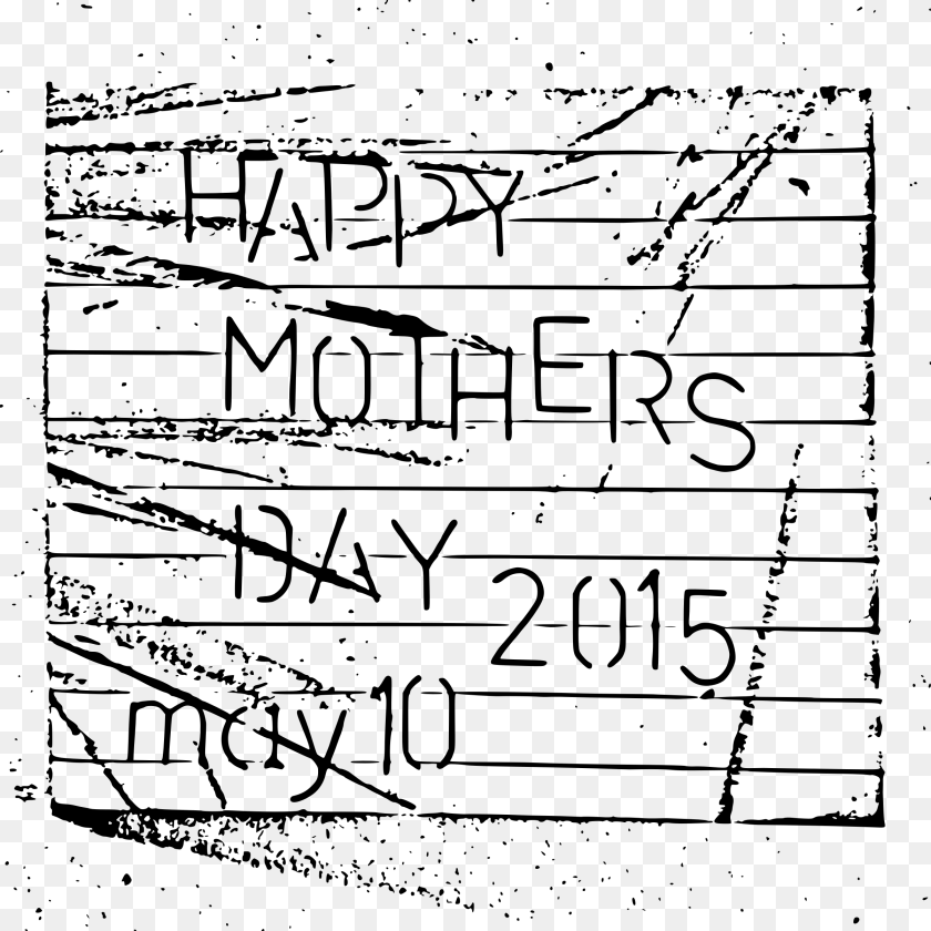 2400x2400 This Free Icons Design Of Happy Mothers Day 2015, Gray Sticker PNG