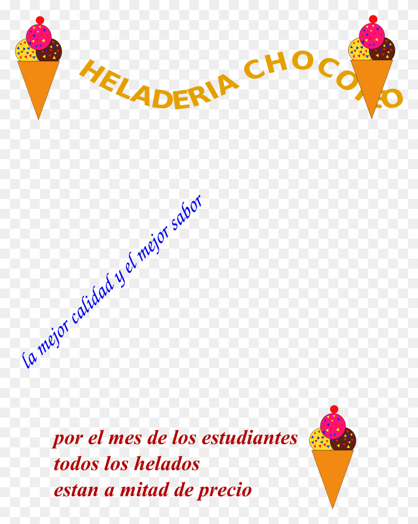 1883x2401 Этот Бесплатный Дизайн Иконок Конуса Мороженого Heladeria Choco, Текст, Сюжет, Супер Марио Png Скачать