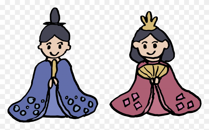 2400x1432 This Free Icons Design Of Hina Dolls Hinamatsuri Hina Doll Couple Clipart, Snowman, Winter, Snow HD PNG Download