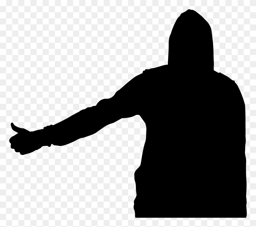 2310x2024 This Free Icons Design Of Hitchhiking Man Silhouette Hitchhiking Silhouette, Gray, World Of Warcraft HD PNG Download