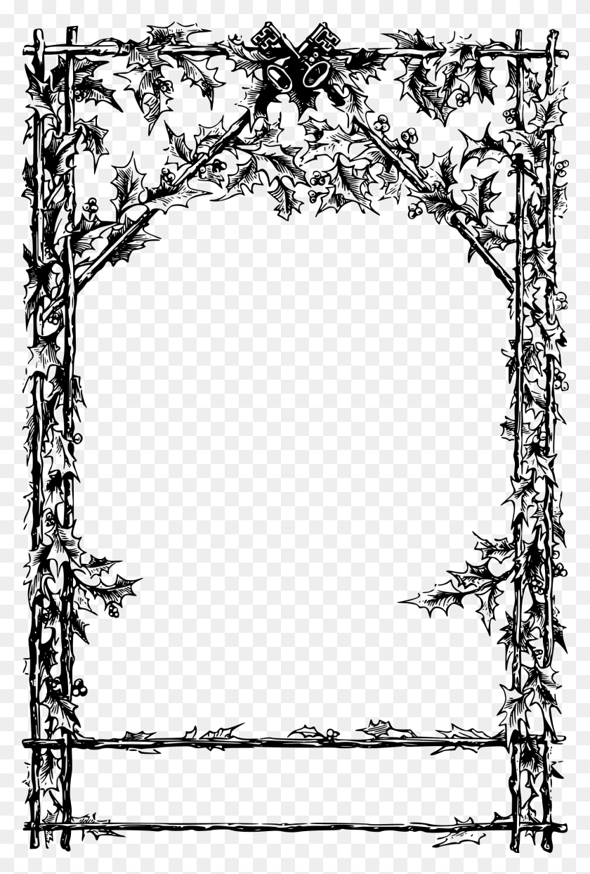 1582x2400 This Free Icons Design Of Holly Frame, Gray, World Of Warcraft HD PNG Download