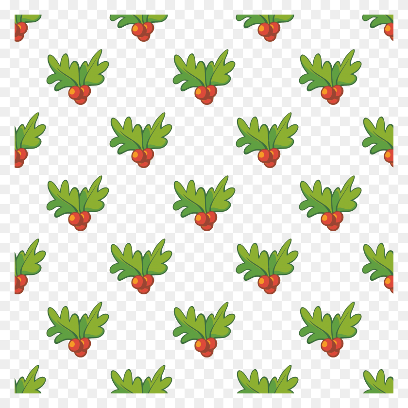 2400x2400 This Free Icons Design Of Holly Seamless Pattern, Alfombra, Fractal, Adorno Hd Png Descargar