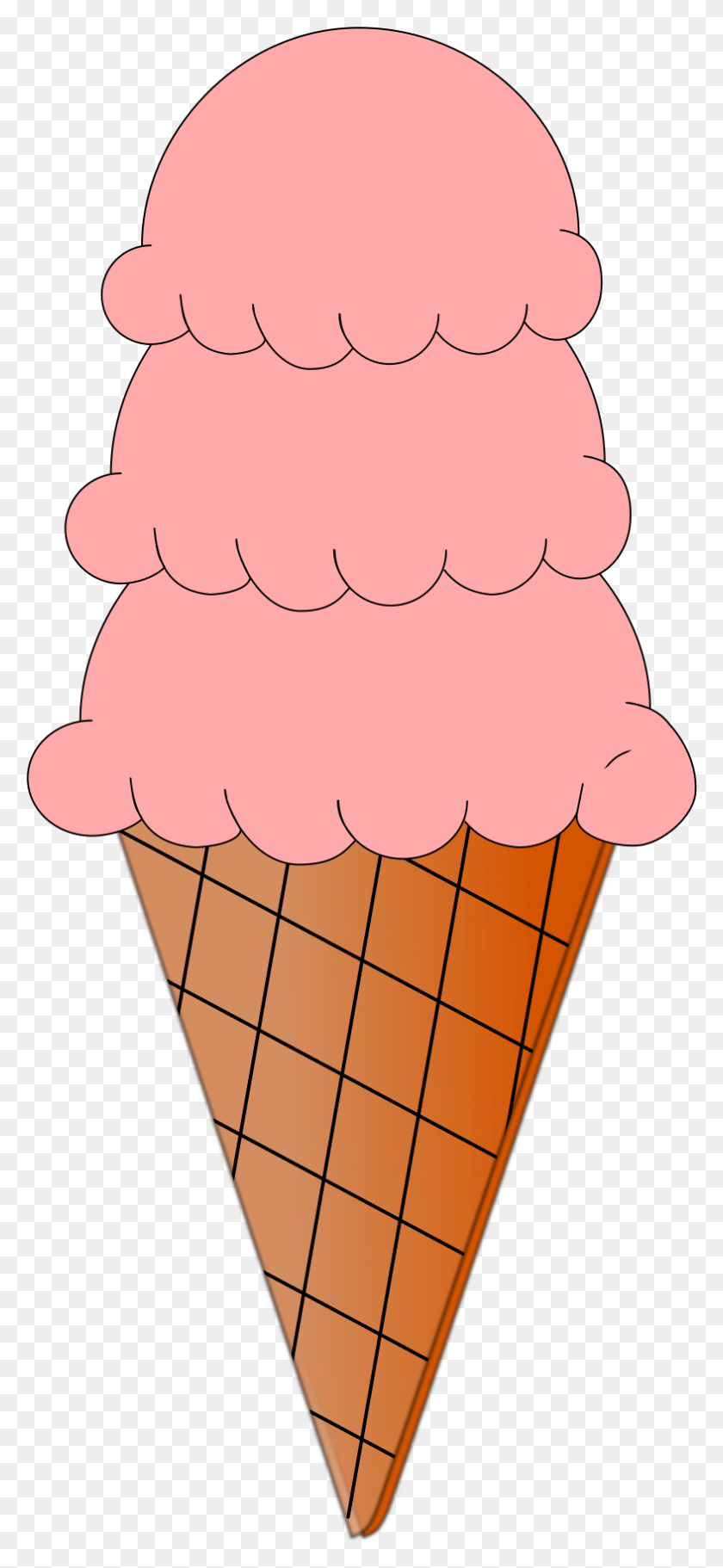 786x1776 This Free Icons Design Of Ice Cream And Sugar Cone, Cream, Dessert, Food HD PNG Download