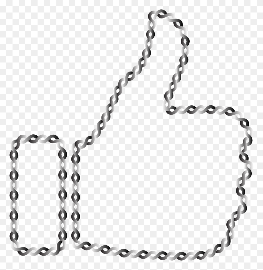 2252x2324 This Free Icons Design Of Intertwined Thumbs Up Thumb Signal, Chain, Pendant HD PNG Download
