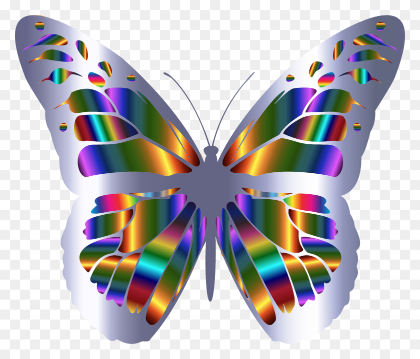 2400x2028 This Free Icons Design Of Iridescent Monarch Butterfly, Ornament, Pattern, Graphics HD PNG Download