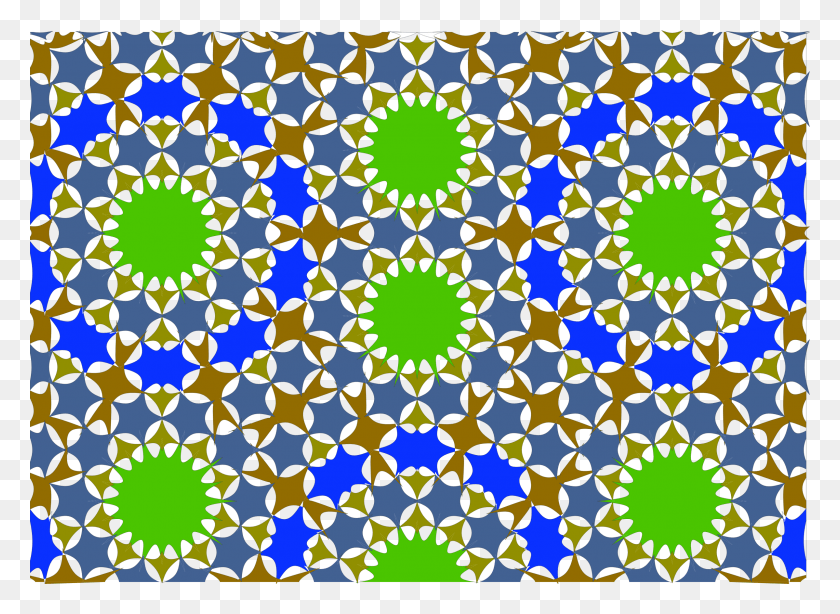 2399x1705 Este Diseño De Iconos Gratis De Azulejos Geométricos Islámicos Patrones Geométricos Islámicos, Patrón, Alfombra Hd Png