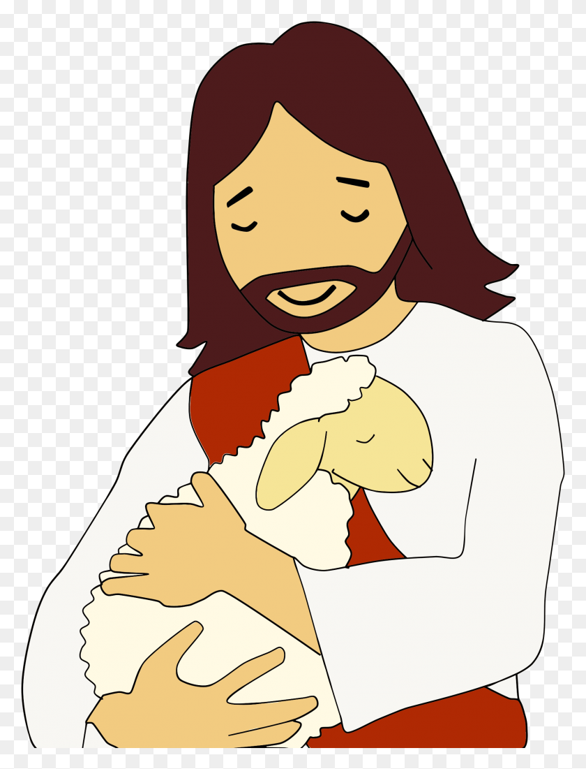 1758x2348 This Free Icons Design Of Jesus Christ And Lamb, Person, Human, Food HD PNG Download