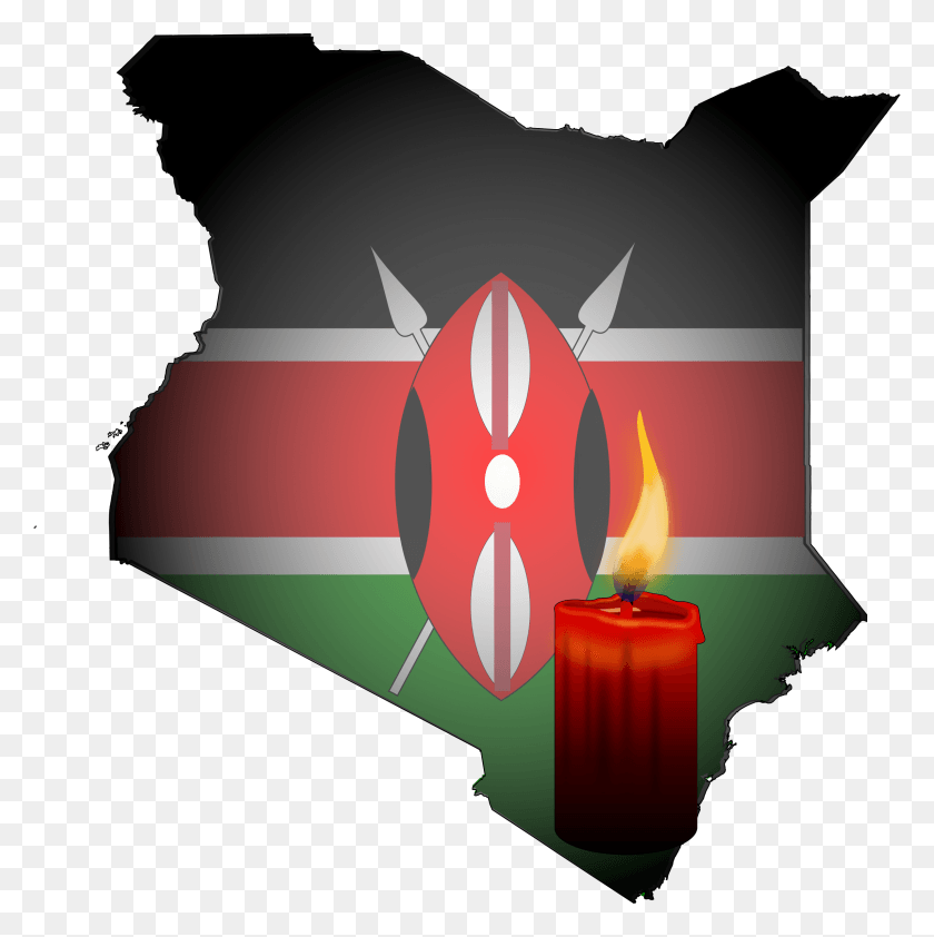 2392x2400 This Free Icons Design Of Kenya Vigil Small Map Of Kenya, Candle, Fire, Flame HD PNG Download