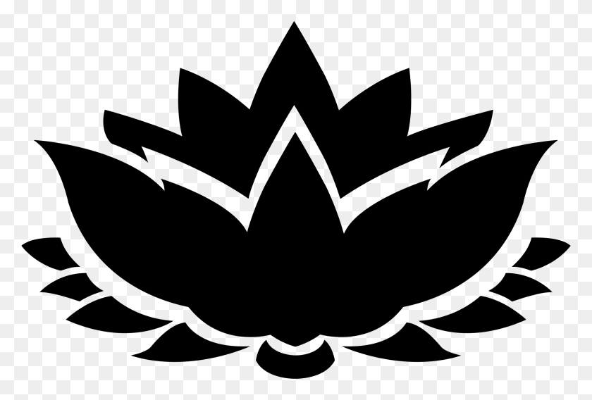 2324x1514 This Free Icons Design Of Lotus Flower Silhouette, Gray, World Of Warcraft HD PNG Download