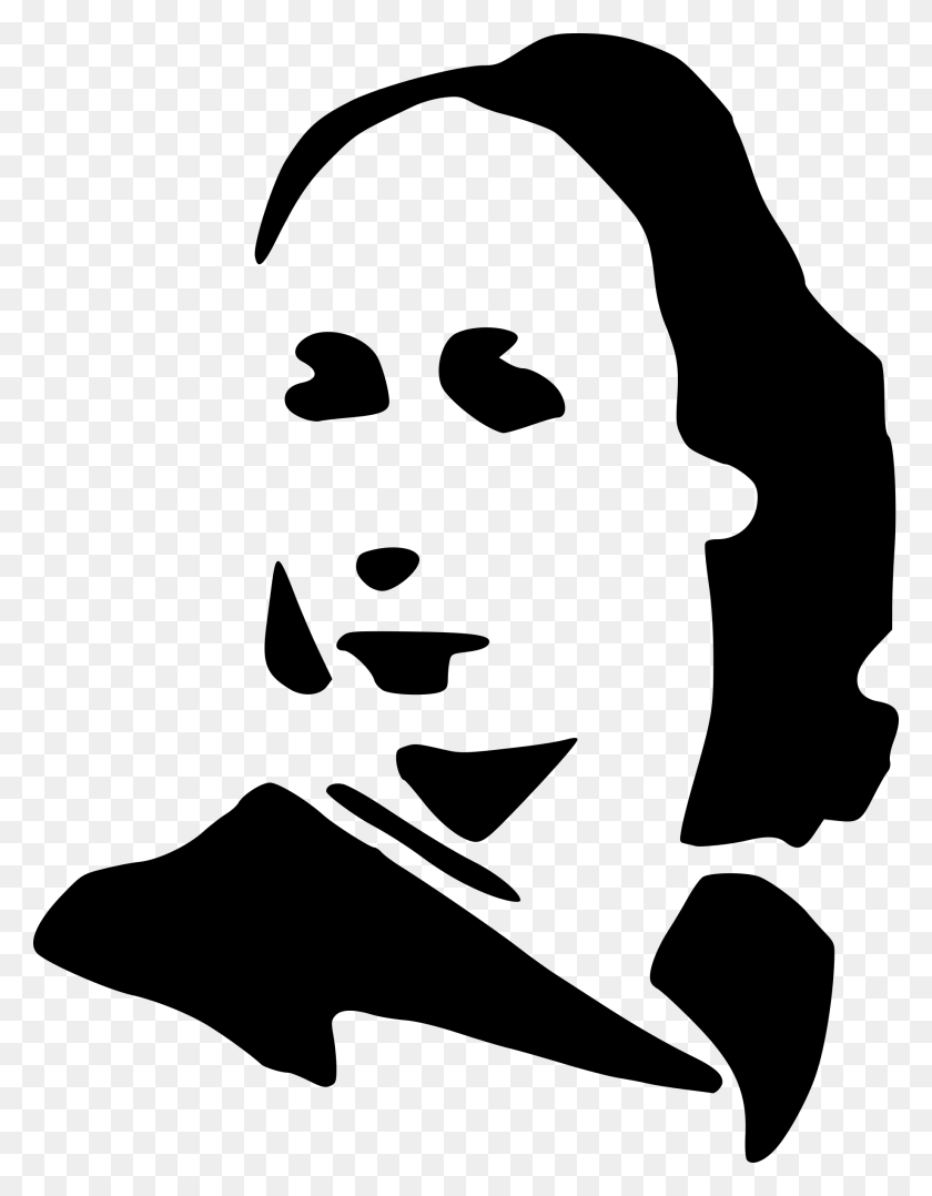 1838x2400 This Free Icons Design Of Louise Michel Louise Michel Stencil, Gray, World Of Warcraft HD PNG Download