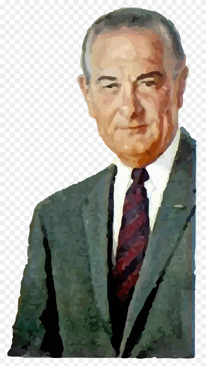 1293x2374 This Free Icons Design Of Lyndon B Johnson Lyndon Johnson Postage Stamp, Tie, Accessories, Accessory HD PNG Download