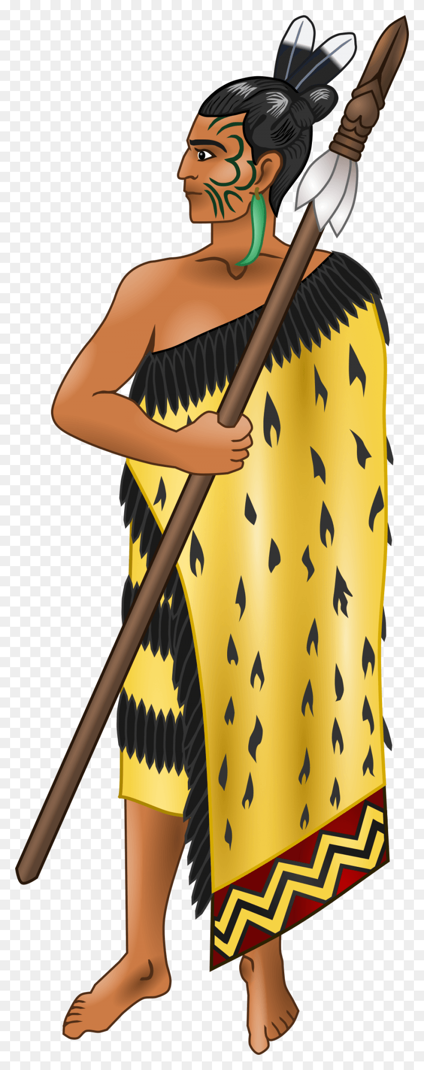 910x2400 This Free Icons Design Of Maori Warrior, Persona, Humano, Disfraz Hd Png