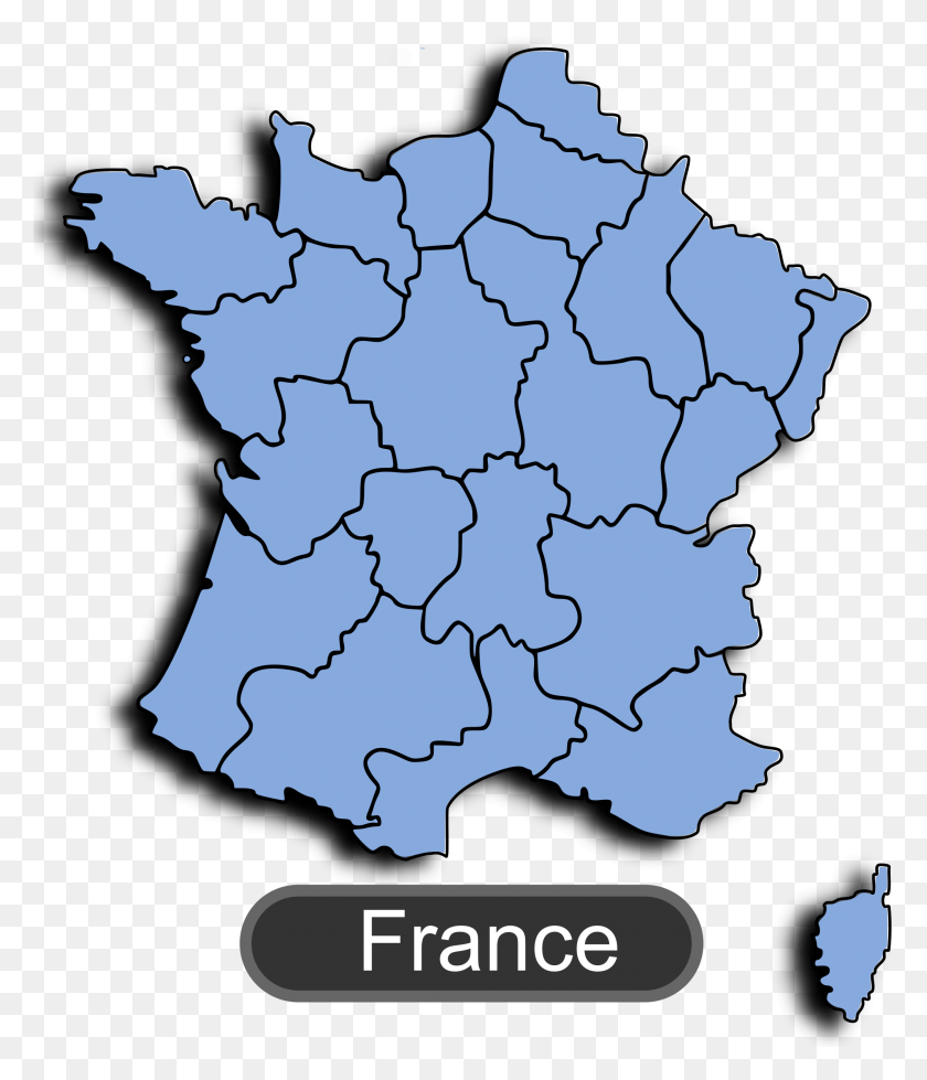 2022x2384 Descargar Png / Mapa De Francia Png