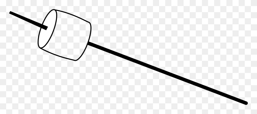 2400x972 This Free Icons Design Of Marshmallow On Stick, Grey, World Of Warcraft Hd Png