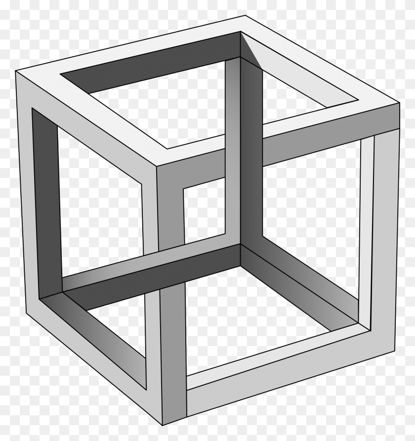 2178x2325 Этот Бесплатный Дизайн Иконок Mc Escher39S Невозможный Невозможный Куб Мак Эшера, Коробка, Куб Рубикса, Почтовый Ящик Png Скачать