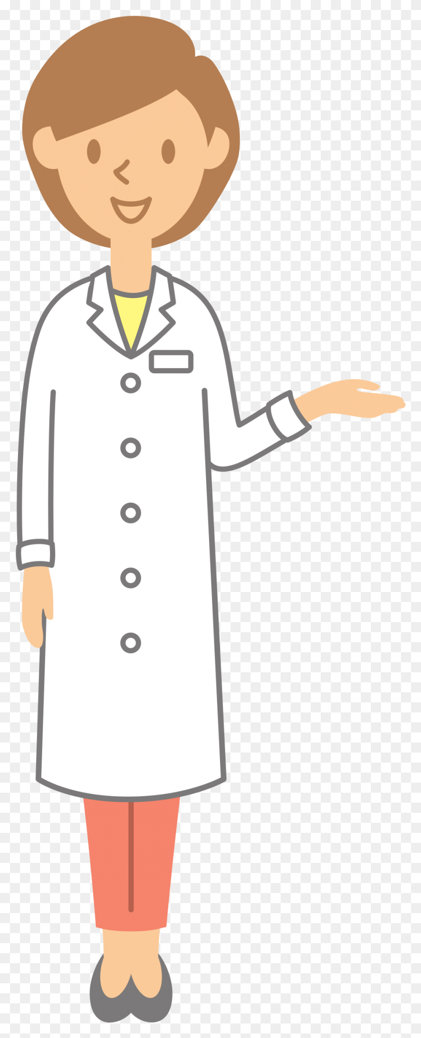 925x2383 This Free Icons Design Of Medical Doctor Illustration, Clothing, Apparel, Overcoat HD PNG Download