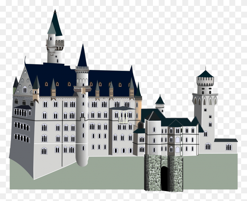 2398x1926 Diseño De Iconos Gratis De Castillo Medieval Castillo De Neuschwanstein, Arquitectura, Edificio, Spire Hd Png
