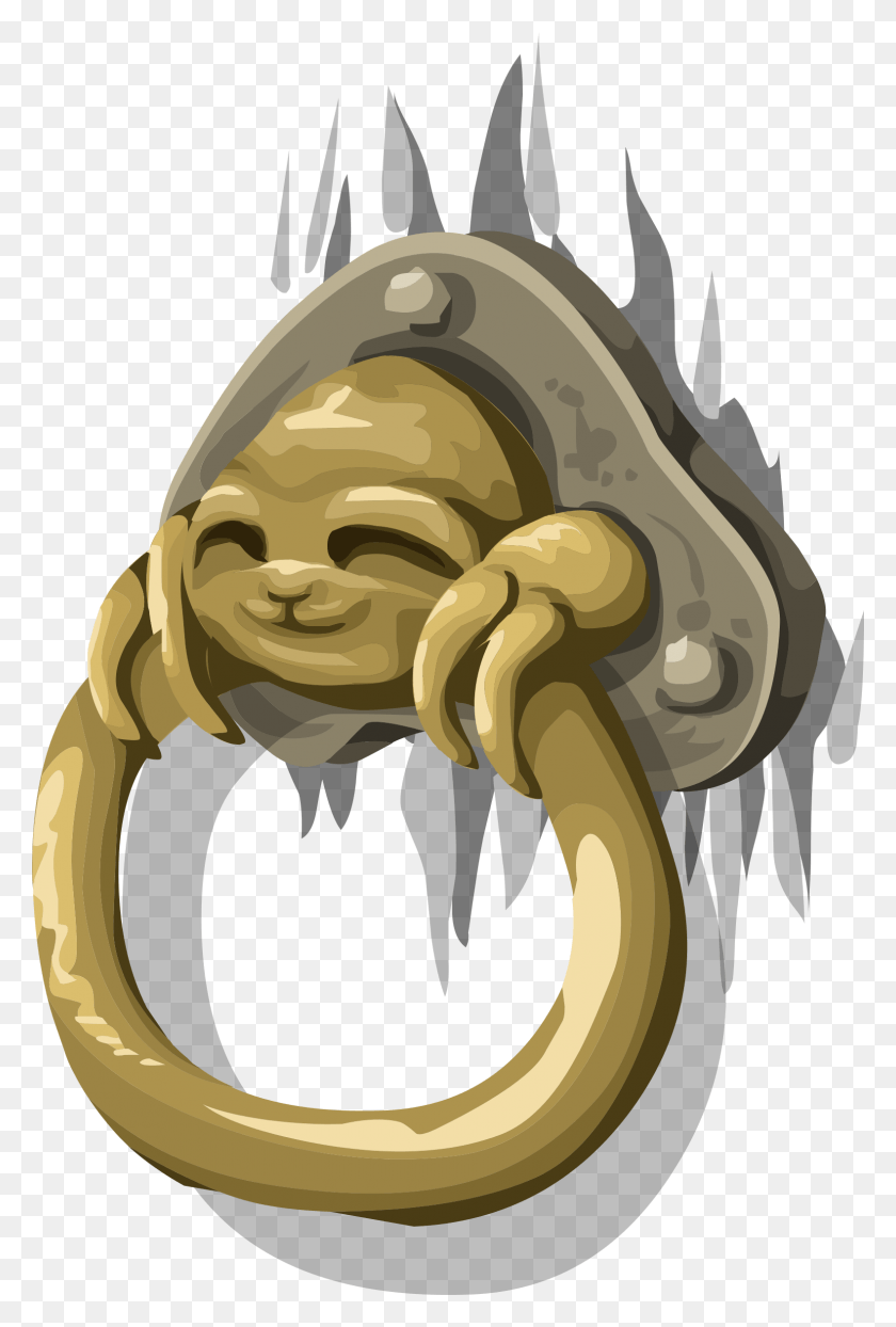 1580x2400 This Free Icons Design Of Misc Sloth Knocker, Handle HD PNG Download