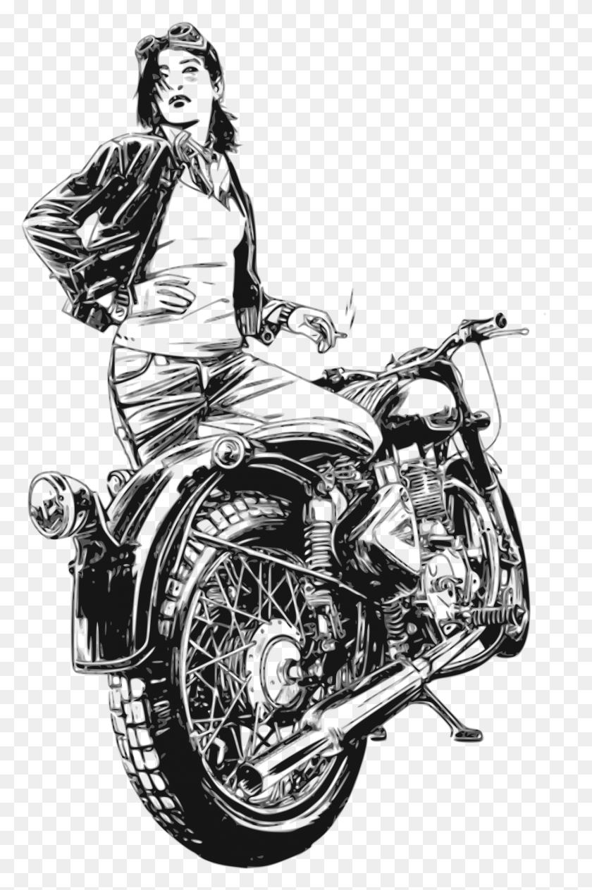 1467x2266 This Free Icons Design Of Motorbike Woman Motorcycle Woman On A Motorbike, Vehicle, Transportation, Machine HD PNG Download