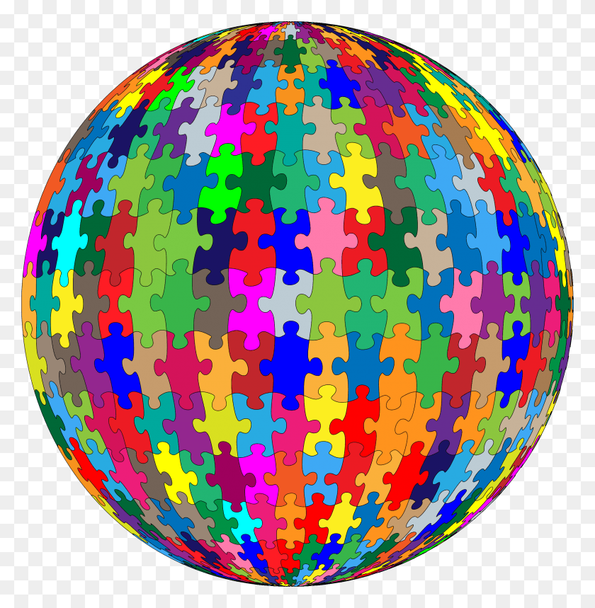 2288x2344 This Free Icons Design Of Multicolored Jigsaw Puzzle, Sphere, Rug, Ball Descargar Hd Png