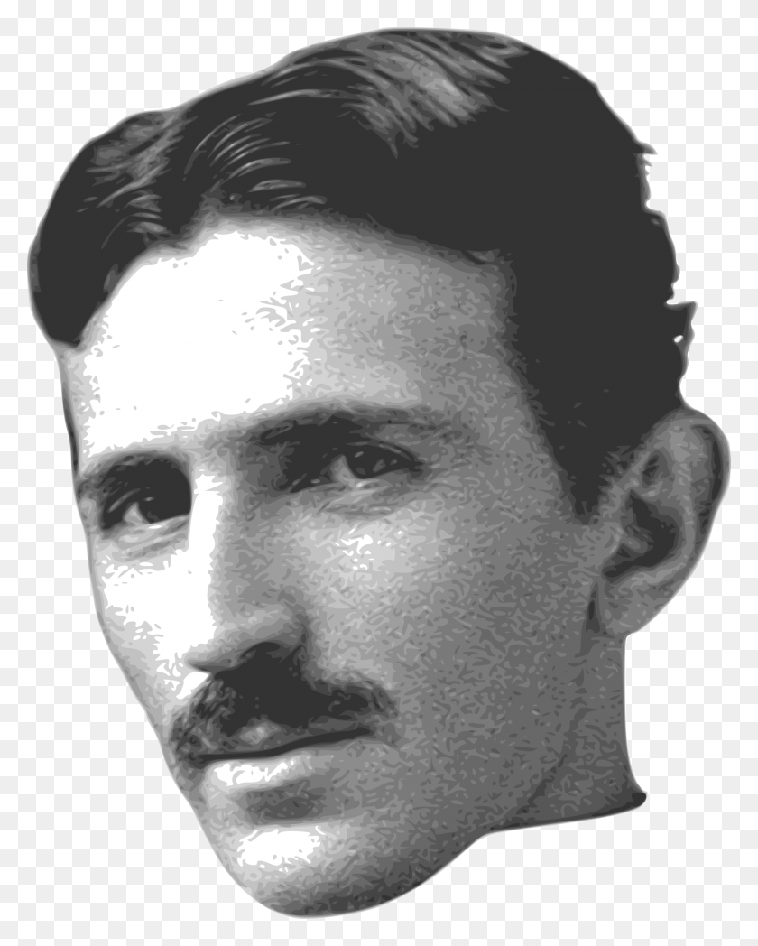 1894x2400 This Free Icons Design Of Nikola Tesla, Head, Face, Person HD PNG Download