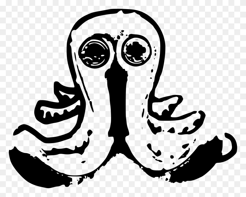 2243x1768 This Free Icons Design Of Octopus Outline From, Gray, World Of Warcraft HD PNG Download