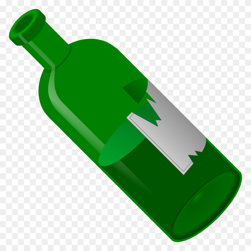 2400x2400 This Free Icons Design Of Old Open Bottle Clip Art Broken Glass, Green, Shovel, Tool HD PNG Download