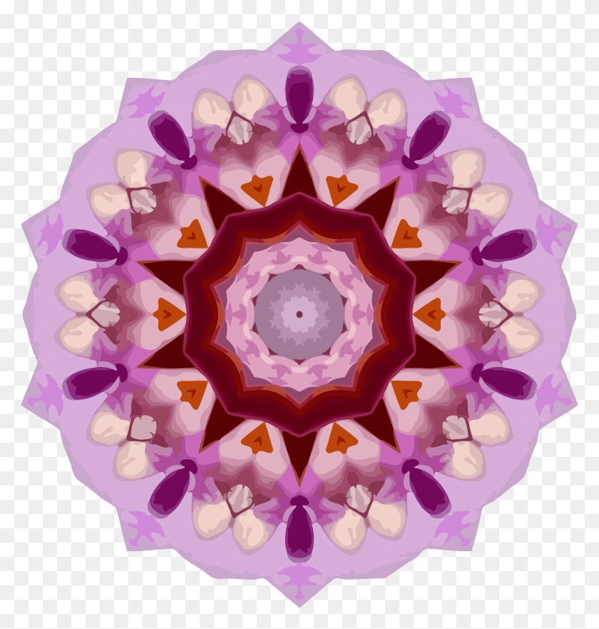 2279x2400 Descargar Png / Diseño De Iconos Gratis De Orquídea Caleidoscopio 6 Círculo, Ornamento, Patrón, Fractal Hd Png