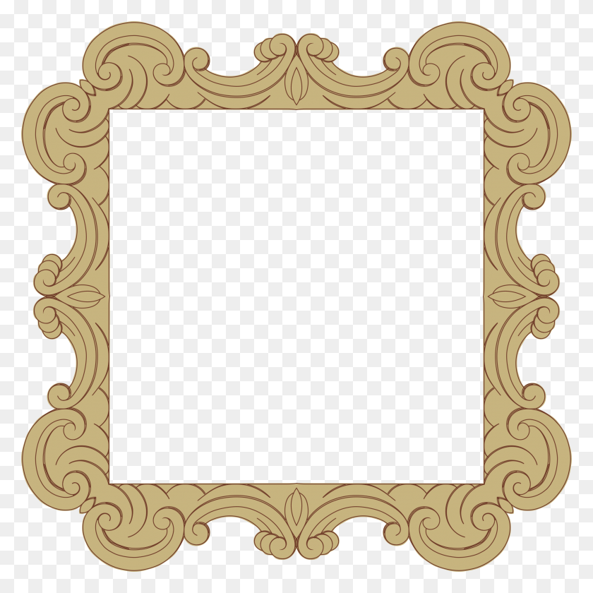 2316x2316 This Free Icons Design Of Ornate Frame 24 Derived, Mirror, Rug, Gate HD PNG Download