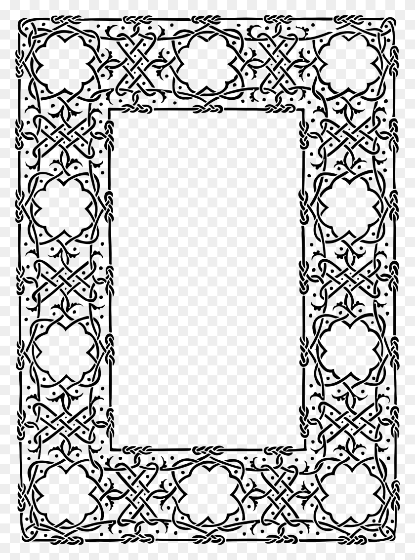 1668x2298 This Free Icons Design Of Ornate Geometric Frame, Gray, World Of Warcraft HD PNG Download