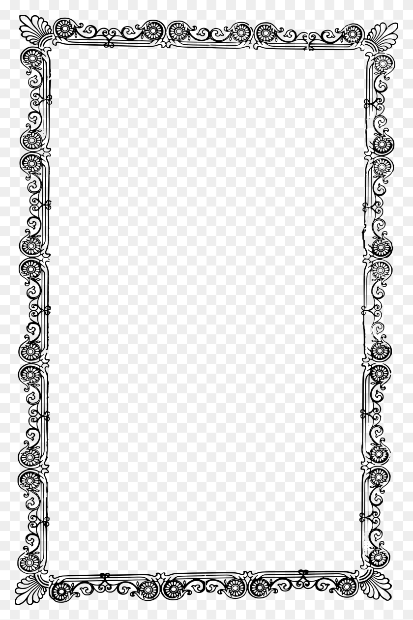 1558x2400 This Free Icons Design Of Ornate Old Frame, Gray, World Of Warcraft HD PNG Download