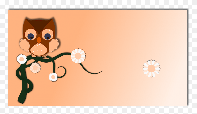 1520x832 This Free Icons Design Of Paper Card With Owl And, Graphics, Diseño Floral Hd Png Descargar