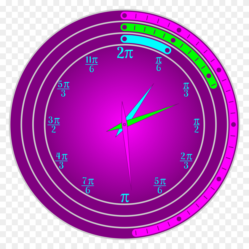 2376x2376 This Free Icons Design Of Pi Day Clock, Analog Clock, Light, Disk HD PNG Download