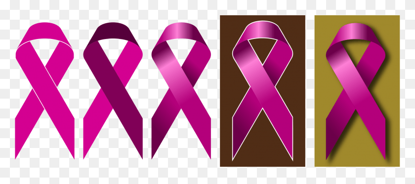 2306x927 This Free Icons Design Of Pink Ribbon Collection, Purple, Dynamite, Bomb HD PNG Download
