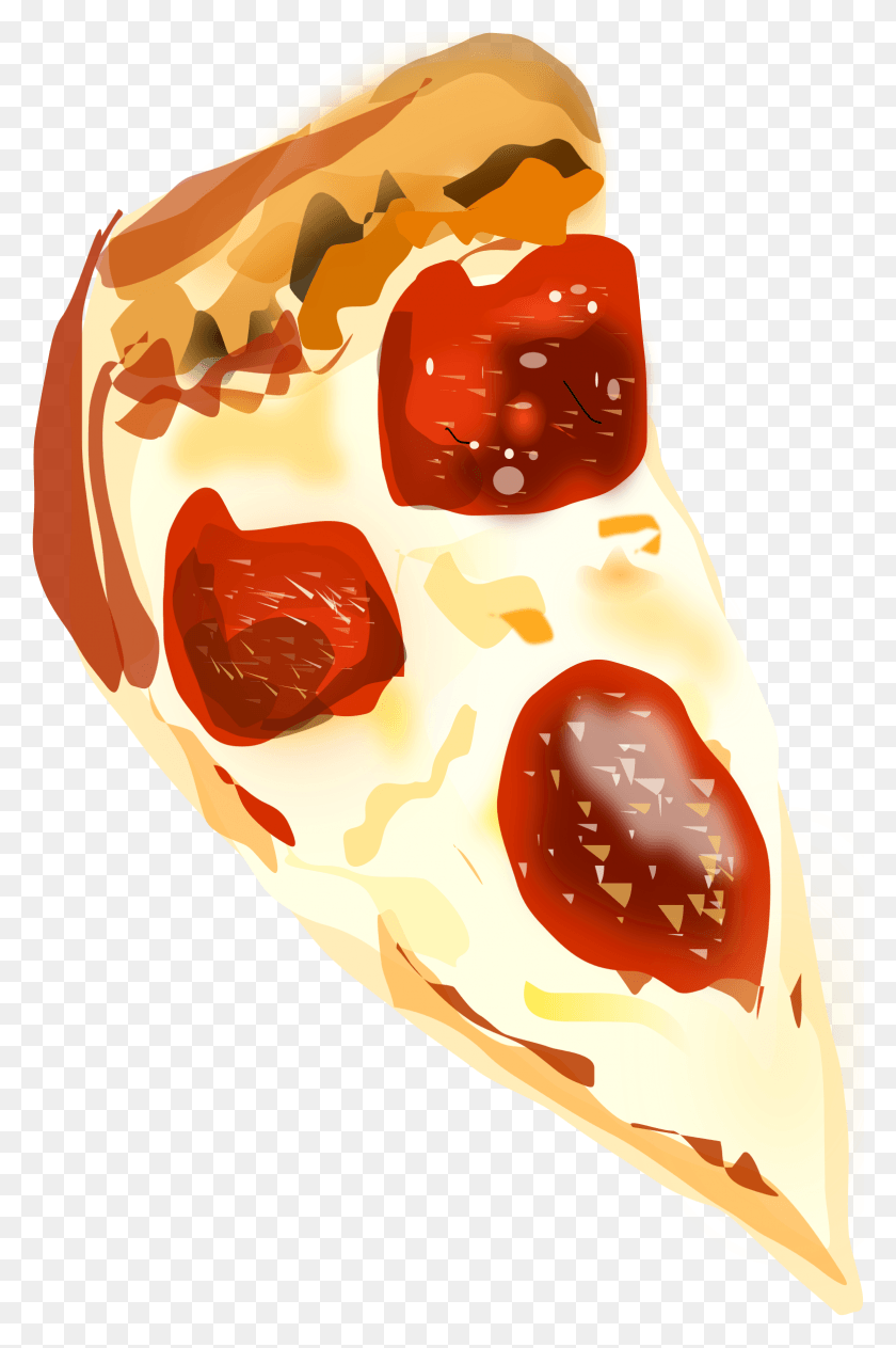 1556x2400 This Free Icons Design Of Pizza Slice, Ketchup, Food HD PNG Download