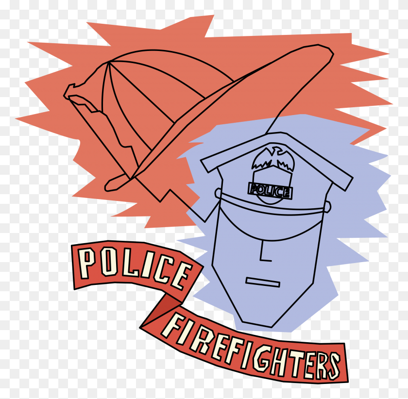 2400x2346 Этот Бесплатный Дизайн Иконок Полиции И Пожарных Пожарный И Полиция Клипарт, Плакат, Реклама, Графика Hd Png Скачать