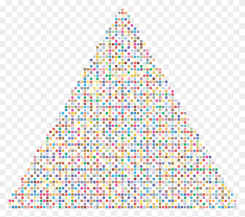 2298x2014 Descargar Png / Diseño De Iconos Gratis De Triángulo Cuadrados Abstractos Prismáticos, Árbol, Planta, Árbol De Navidad Hd Png