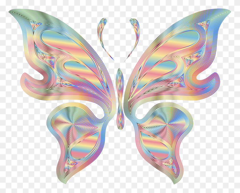 2294x1814 This Free Icons Design Of Prismatic Butterfly Transparent Background Clip Butterfly Design, Mask, Heart HD PNG Download