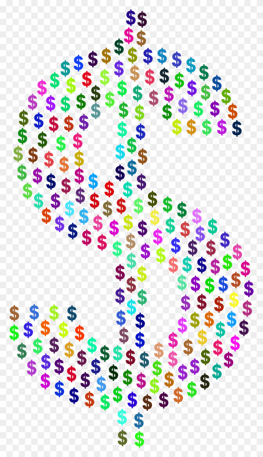 1284x2304 This Free Icons Design Of Prismatic Dollar Sign, Text, Alphabet, Number HD PNG Download