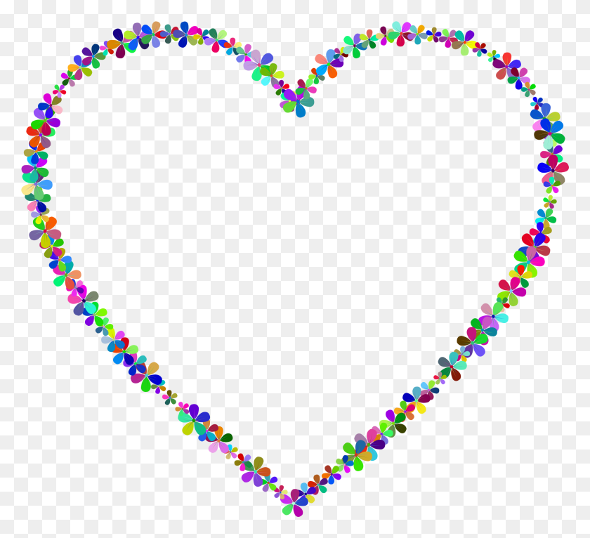 2291x2074 Этот Бесплатный Дизайн Иконок Призматического Цветочного Сердца, Ожерелья, Ювелирных Изделий, Аксессуаров Png Скачать