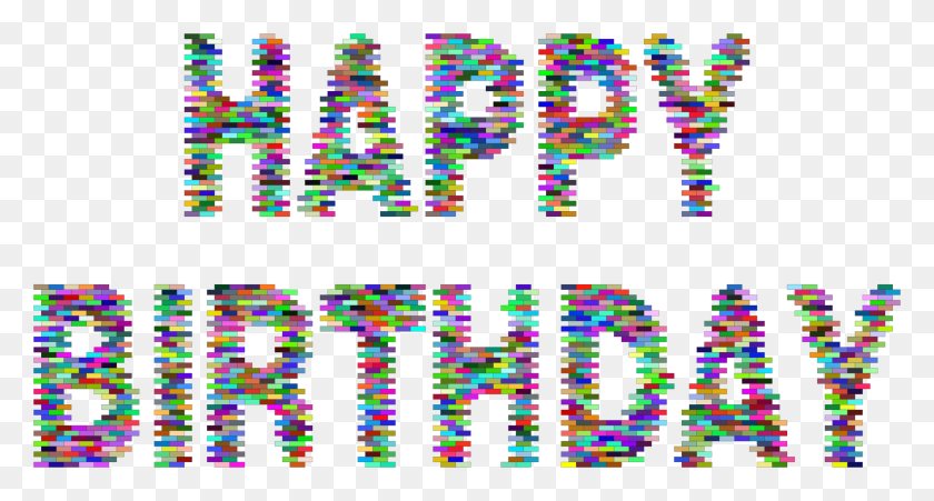 2348x1180 Descargar Png / Diseño De Iconos Gratis De Feliz Cumpleaños Prismático, Pac Man, Texto Hd Png
