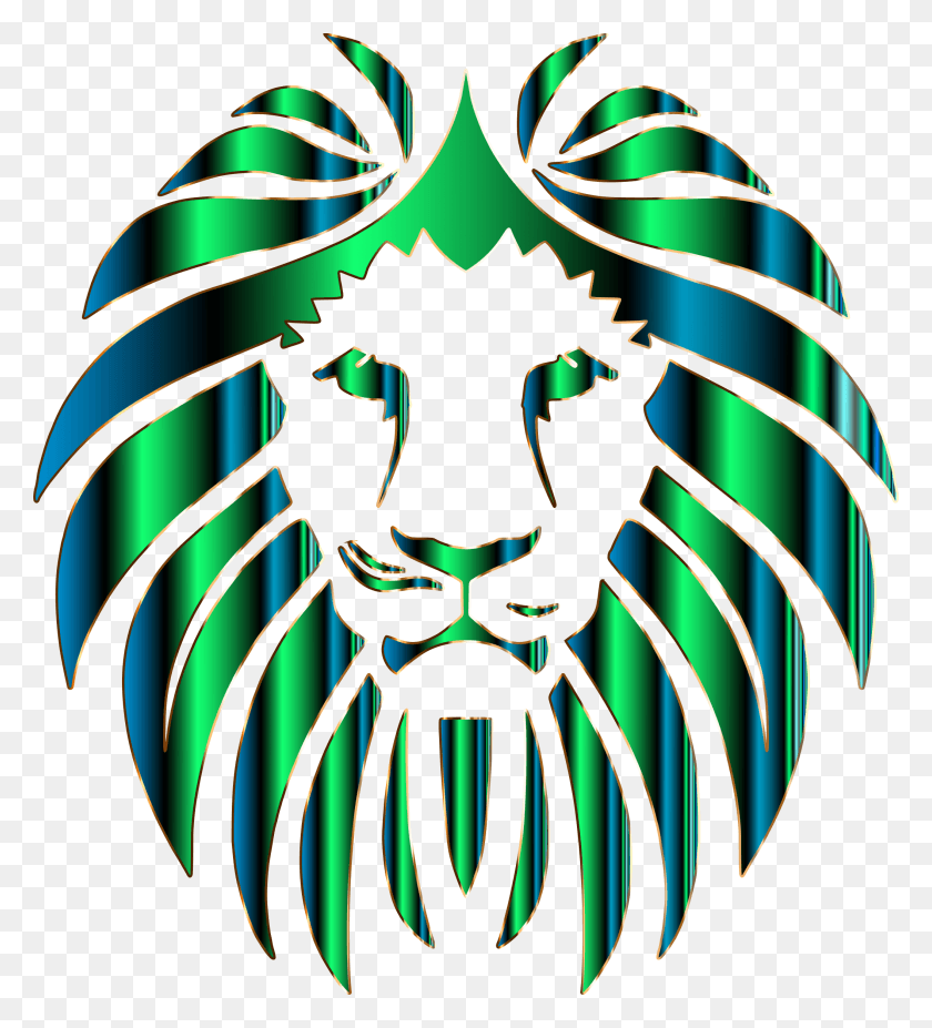 2114x2350 This Free Icons Design Of Prismatic Lion 11 No, Symbol, Logo, Trademark HD PNG Download