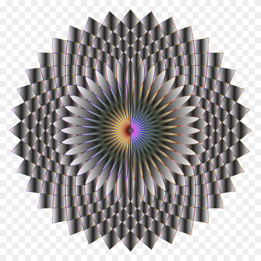 2346x2346 This Free Icons Design Of Prismatic Lotus Bloom Engranajes Cónicos Rectos Y Espiral, Ornamento, Patrón, Fractal Hd Png Descargar