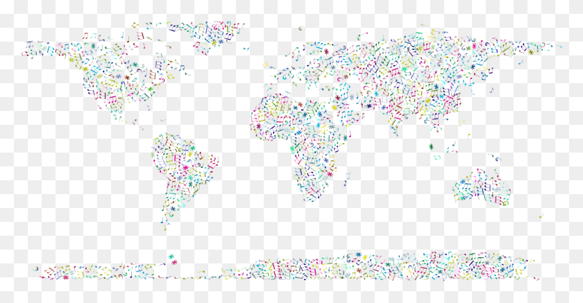 2336x1130 This Free Icons Design Of Prismatic Musical World Background Globe World, Light, Lighting, Paper HD PNG Download